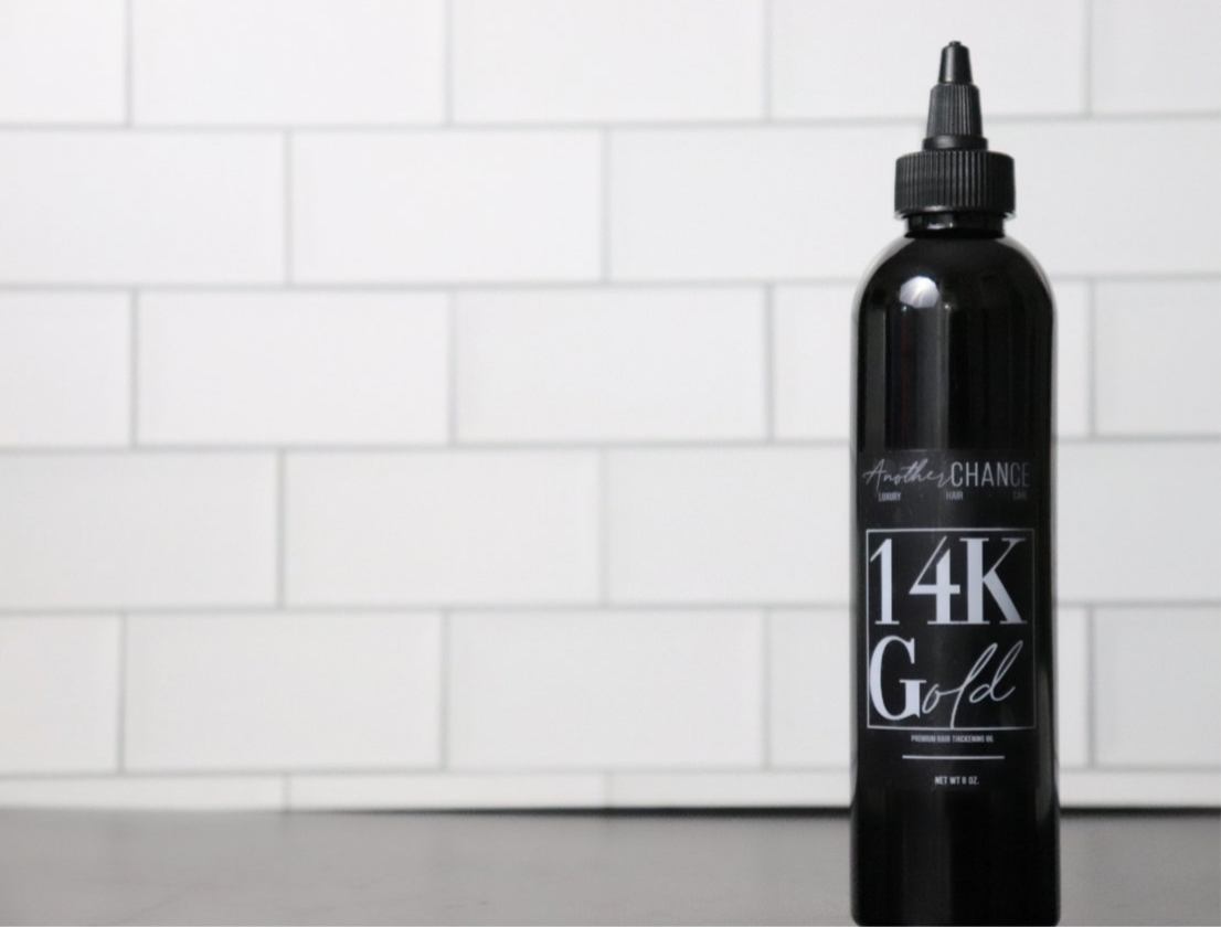 8oz 14K Gold Premium Thickening Oil get 8oz FREE